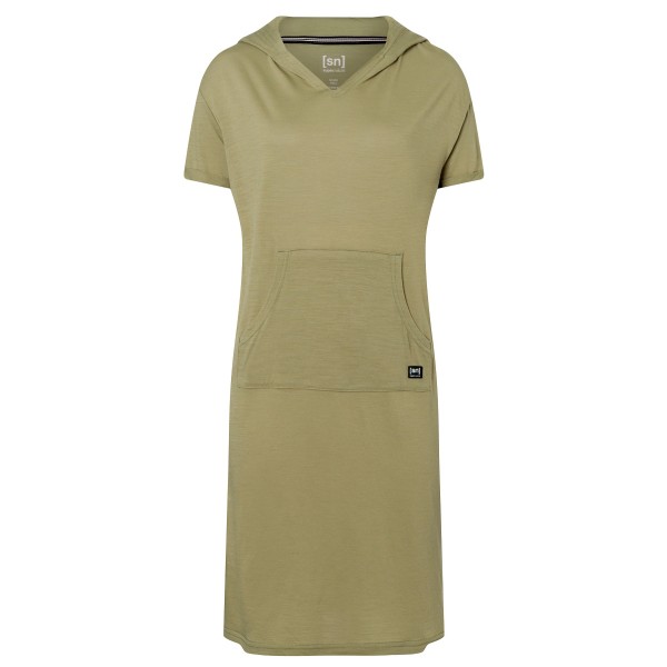 Super.Natural  Women's Hooded Dress - Jurk, olijfgroen