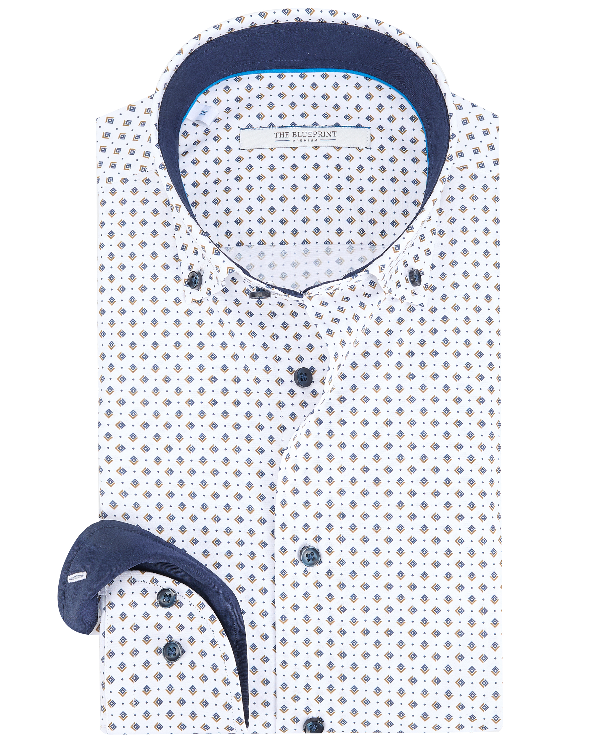 The blueprint premium  Heren Trendy Heren Overhemd LM