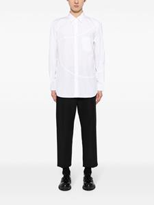 Comme Des Garçons Shirt Overhemd met vlakken - Wit