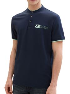TOM TAILOR Poloshirt detailed stand-up polo
