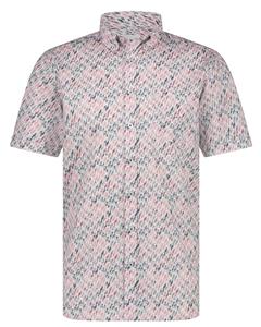 State Of Art Short Sleeve Hemd Druck Rosa