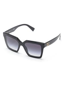 Miu Miu Eyewear Zonnebril met oversized montuur - Zwart