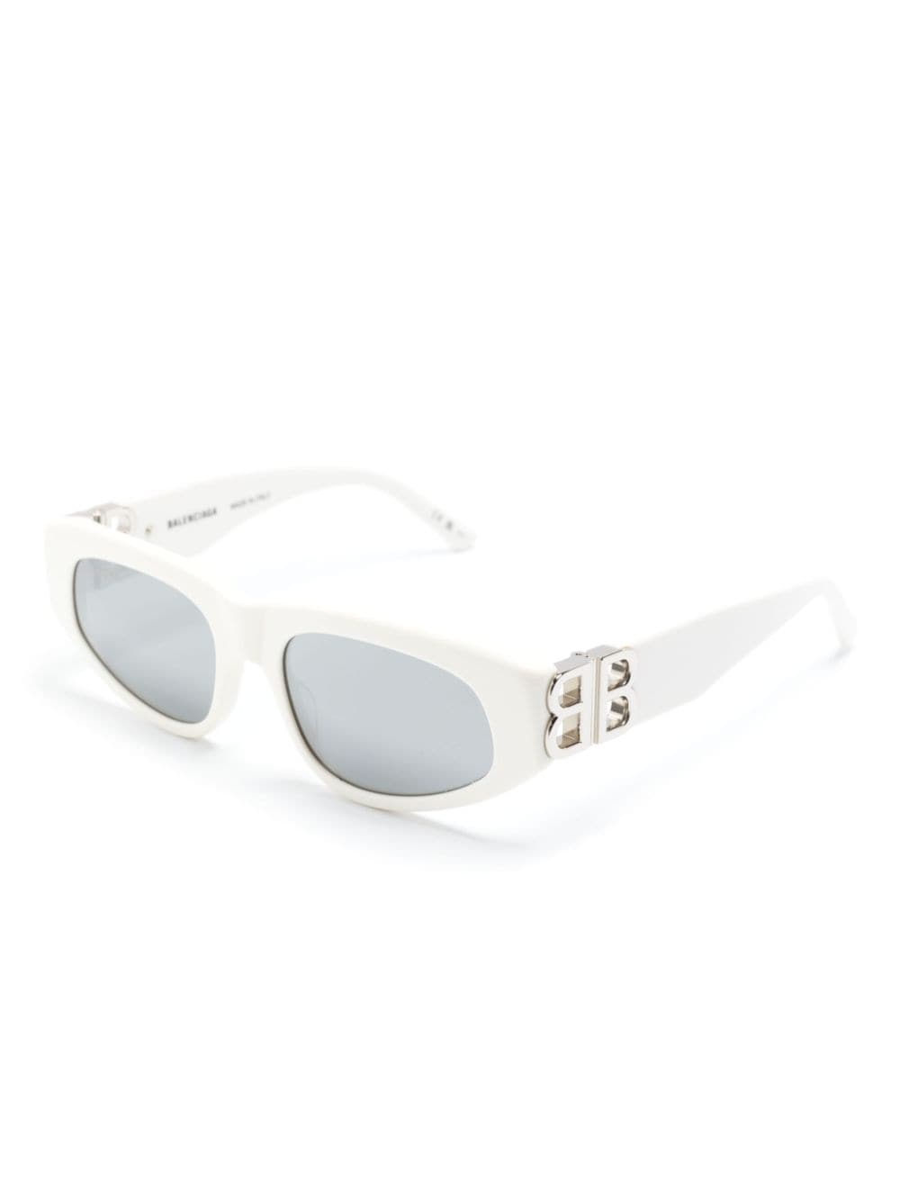 Balenciaga Eyewear Zonnebril met D-montuur - Wit