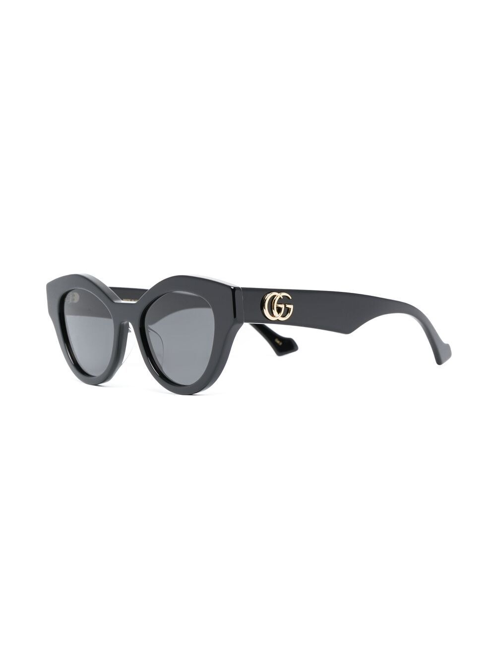 Gucci Eyewear Zonnebril met kattenoog montuur - Zwart