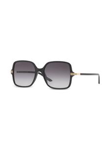 Gucci Eyewear Zonnebril met oversized montuur - Zwart