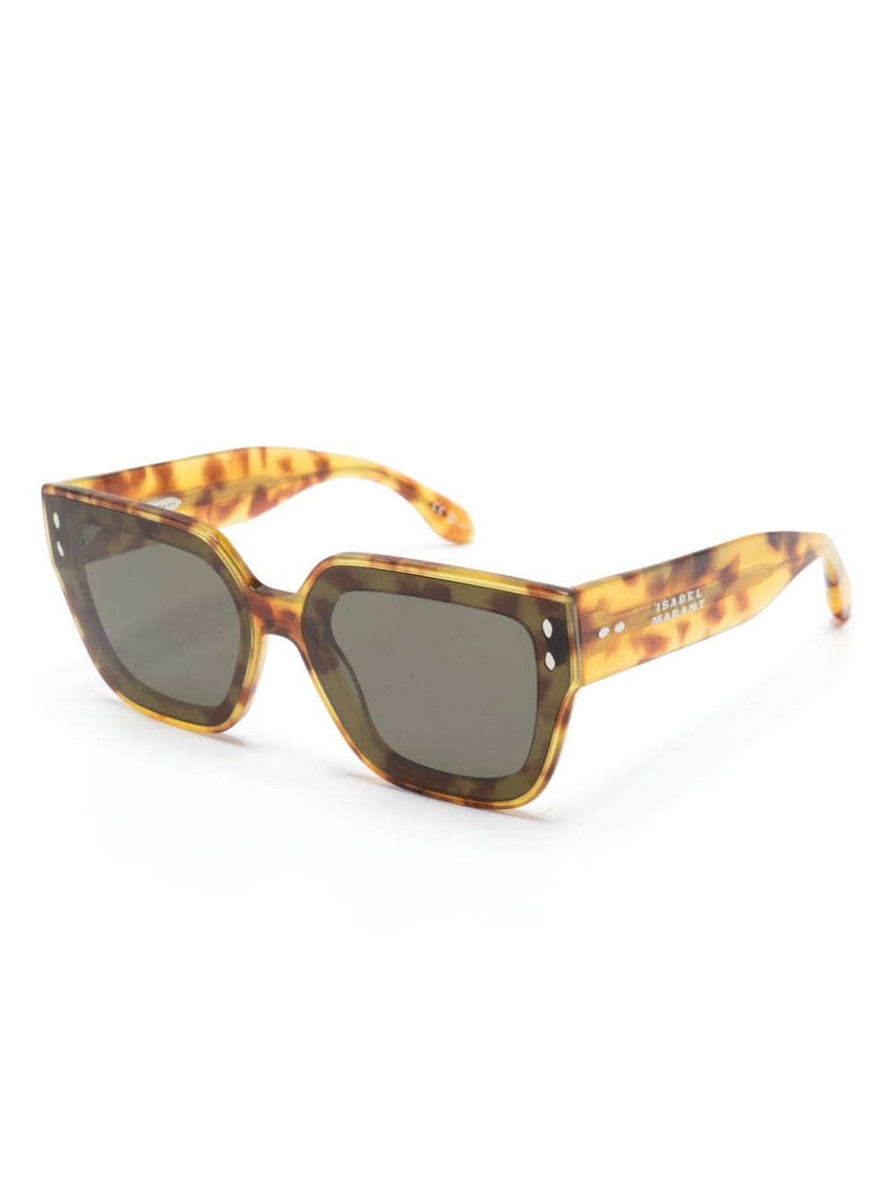 Isabel Marant Eyewear square-frame sunglasses - Geel