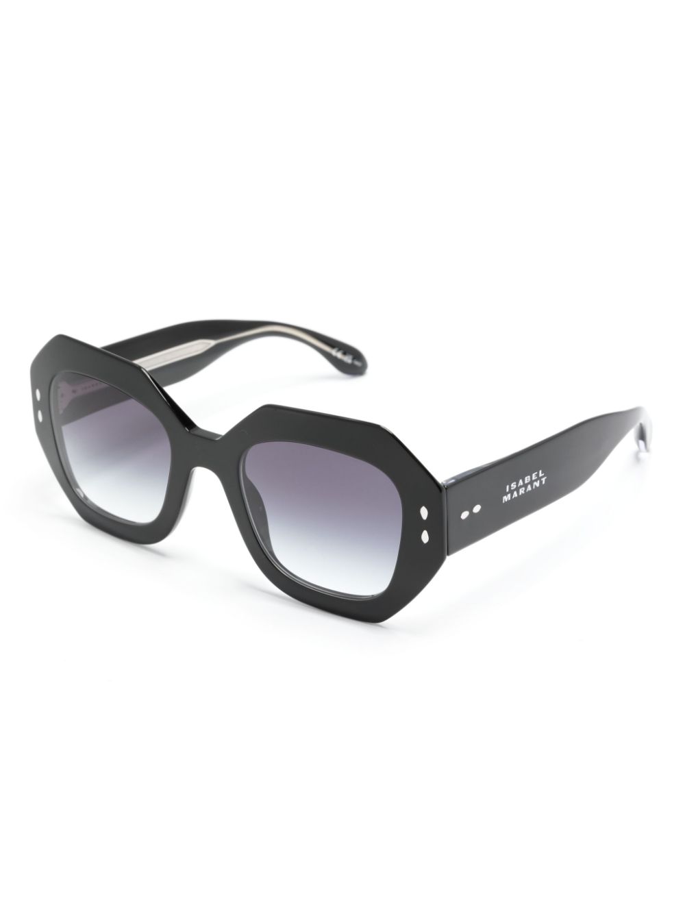Isabel Marant Eyewear Lily geometric-frame sunglasses - Zwart