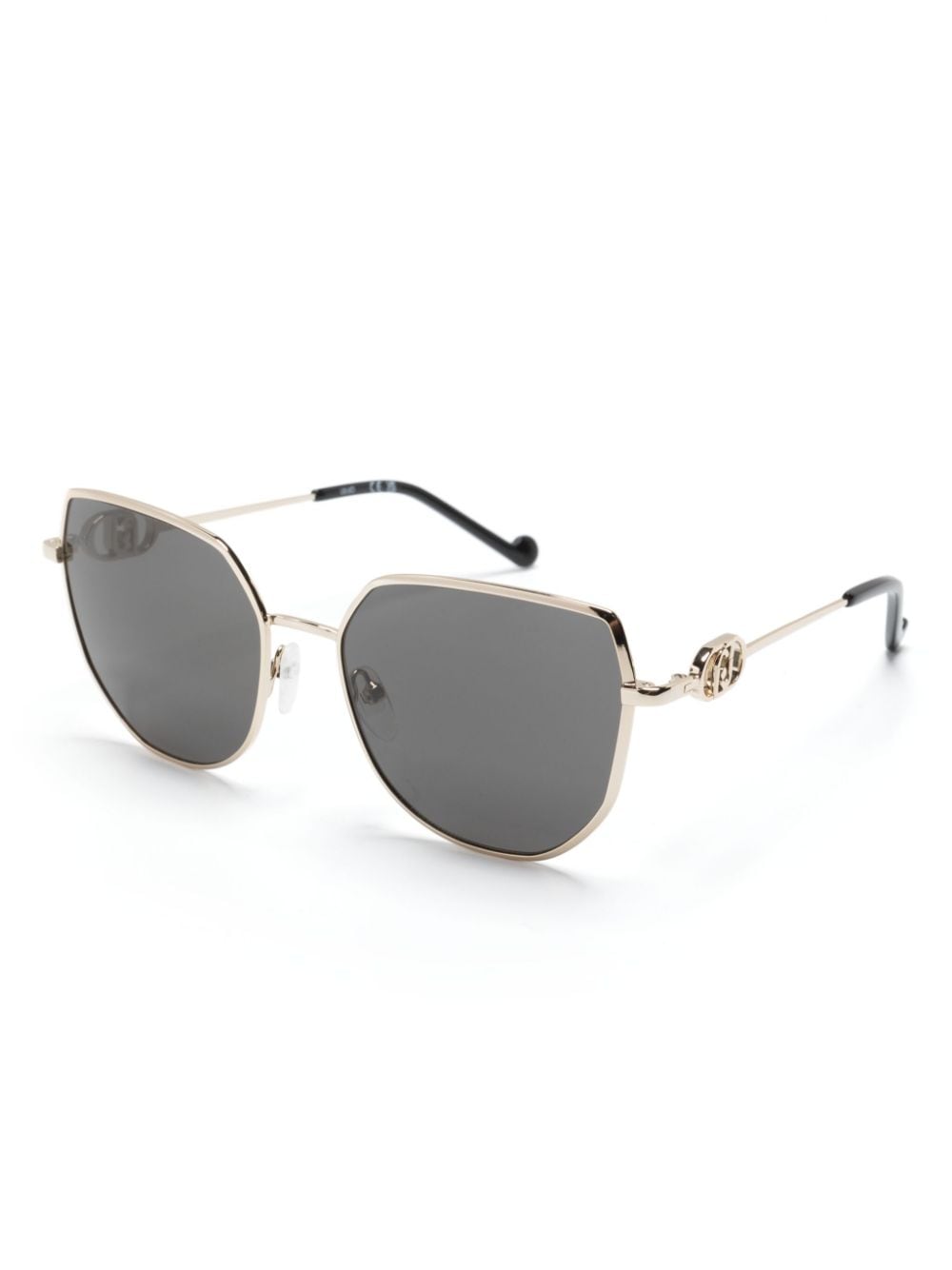 LIU JO geometric-frame sunglasses - Goud
