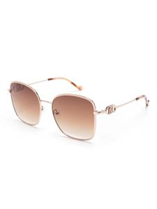LIU JO square-frame sunglasses - Goud