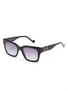 LIU JO rectangle-frame sunglasses - Zwart