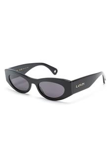Lanvin oval-frame sunglasses - Zwart
