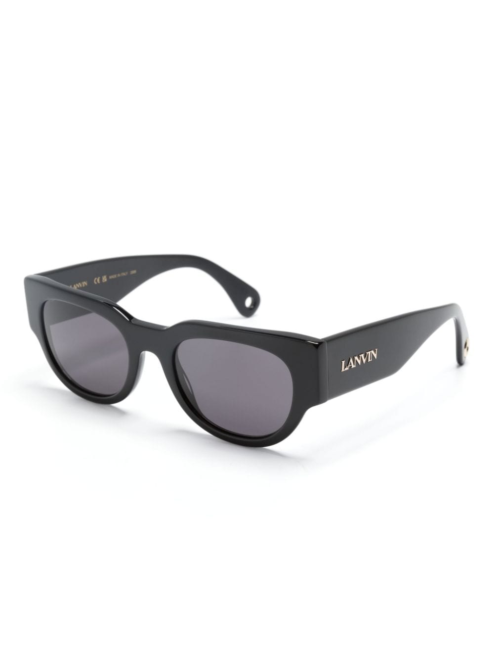 Lanvin LNV670S geometric-frame sunglasses - Zwart