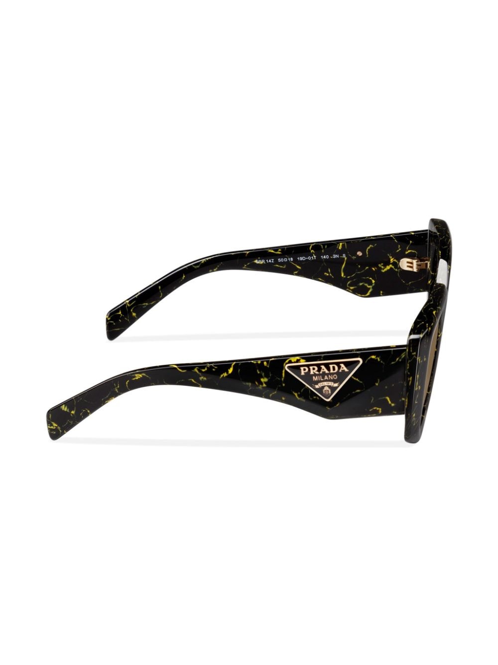 Prada Eyewear Bril met vierkant montuur - Zwart