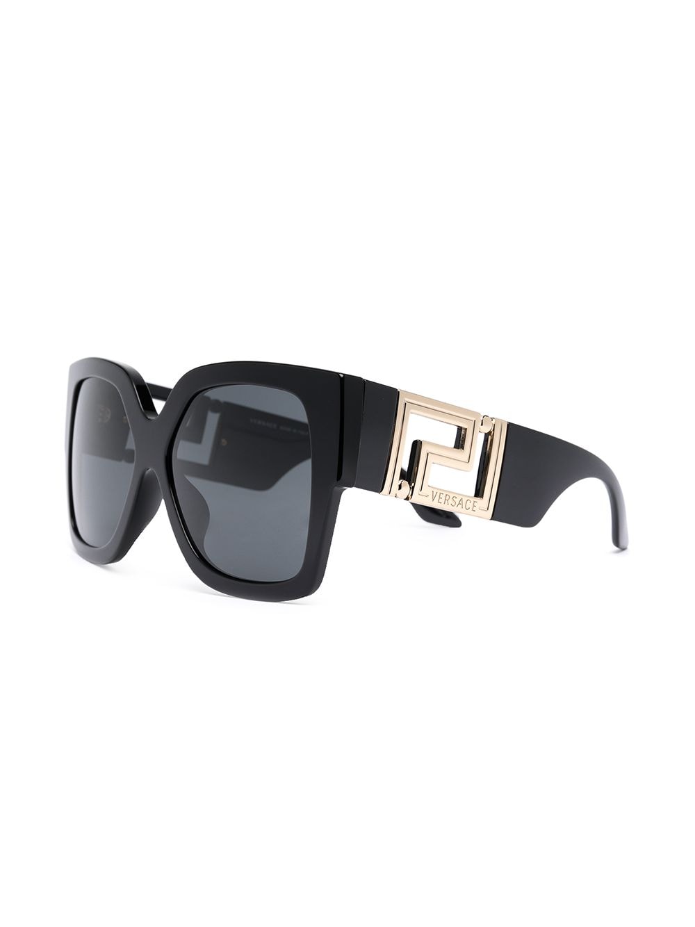 Versace Eyewear Greca zonnebril met oversized montuur - Zwart