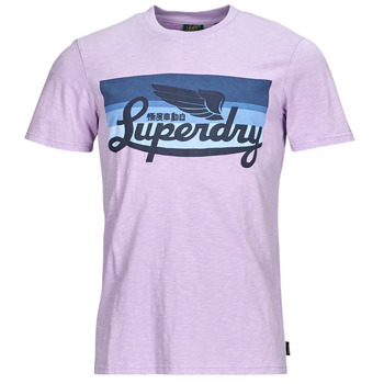 Superdry  T-Shirt CALI STRIPED LOGO T SHIRT