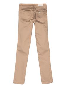 LIU JO mid-rise slim-fit trousers - Beige