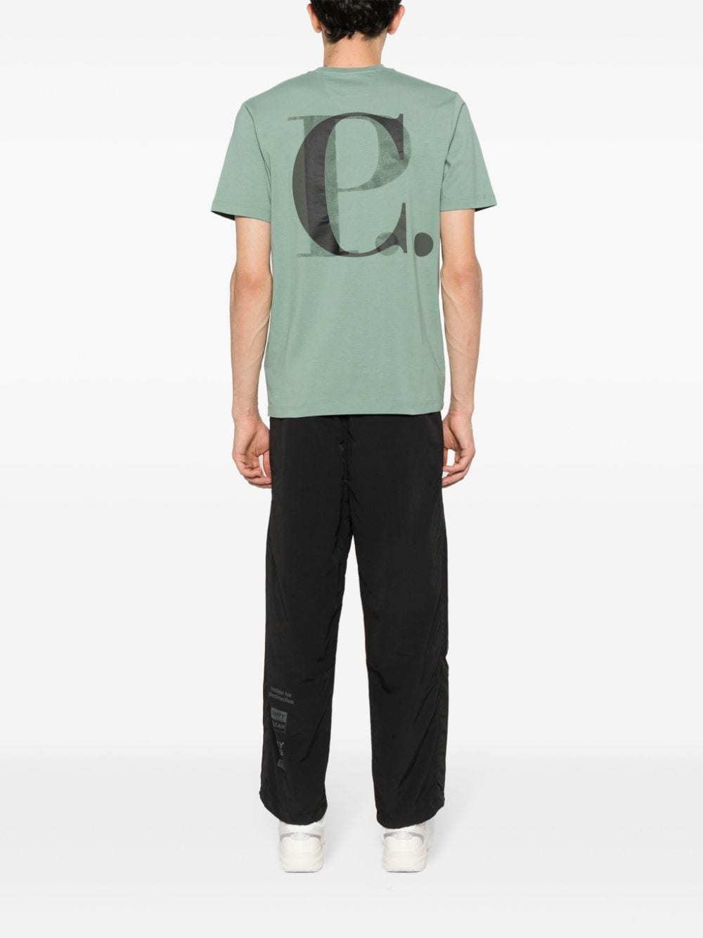 C.P. Company T-shirt met logoprint - Groen