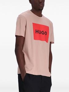 HUGO Dulive cotton T-shirt - Roze