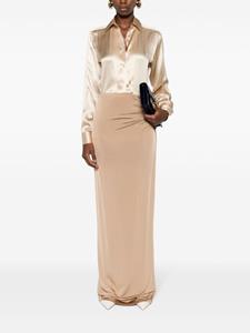 TOM FORD Gesmockte blouse - Beige