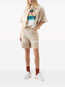 Woolrich Overhemd met tie-dye print - Beige