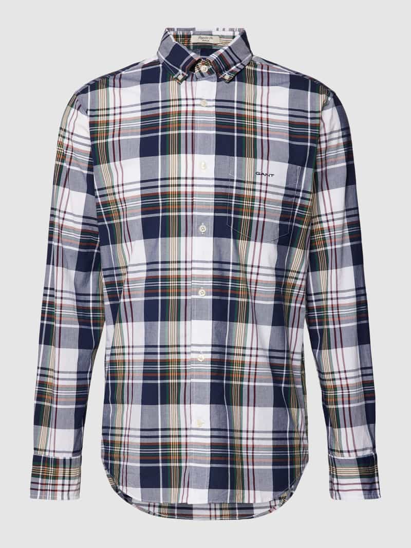 Gant Langarmhemd Herren Hemd POPLIN Regular Fit (1-tlg)
