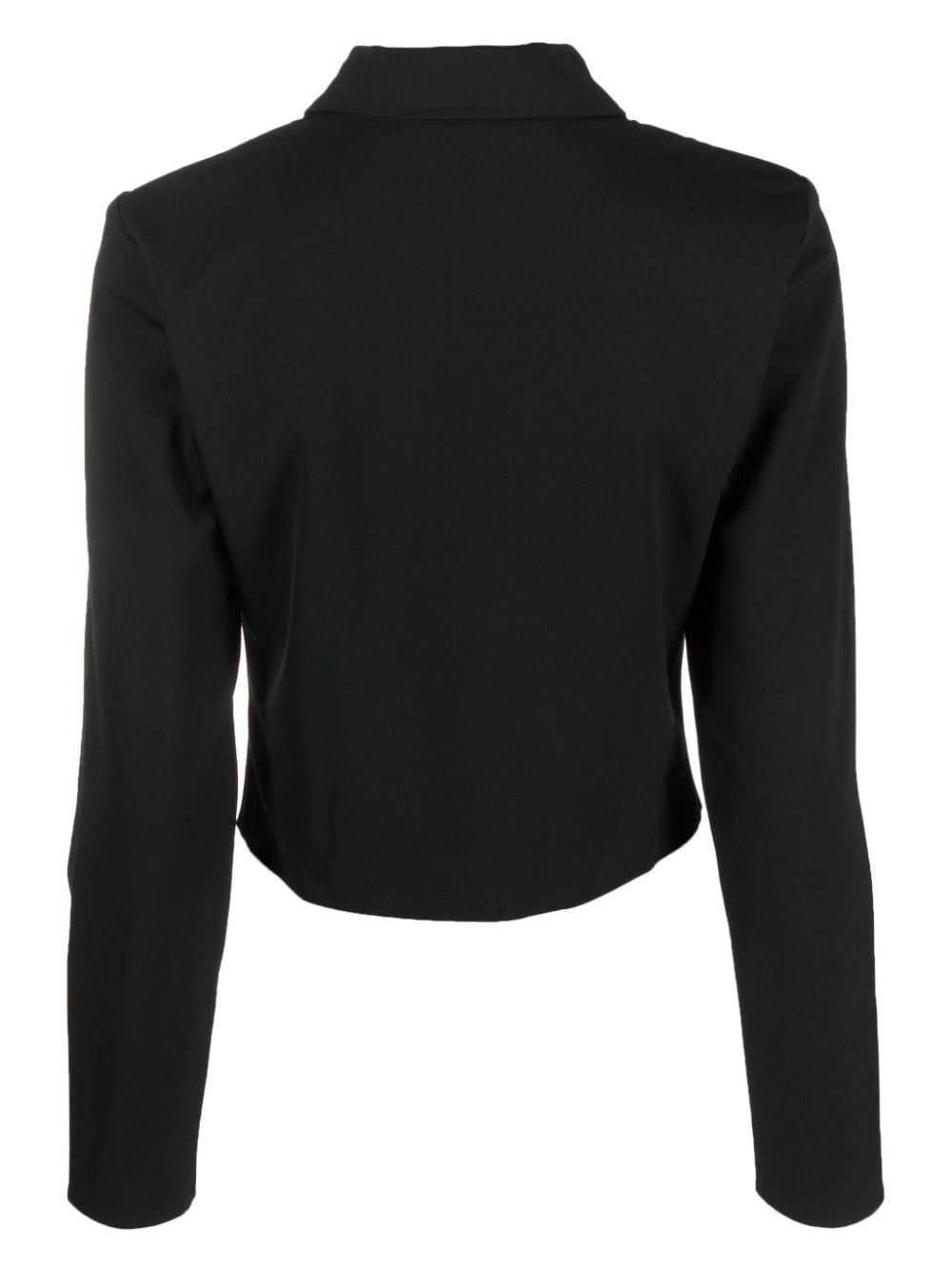 Calvin Klein Jeans Cropped blouse - Zwart