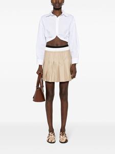 SANDRO Cropped overhemd - Wit