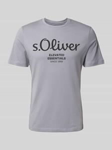 S.Oliver RED LABEL T-shirt met labelprint