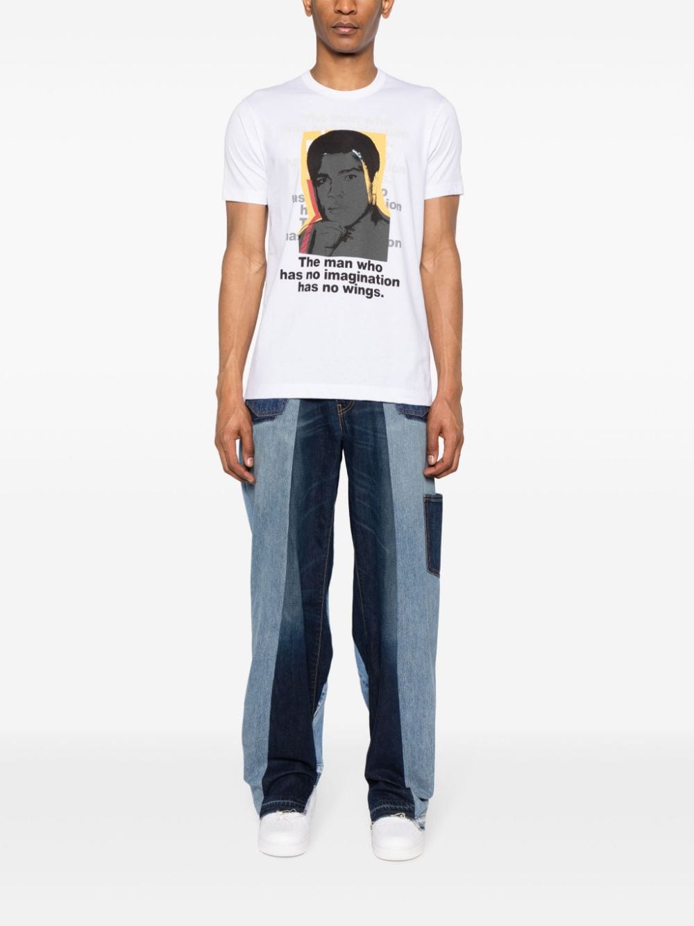 Comme Des Garçons Shirt x Andy Warhol katoenen T-shirt - Wit
