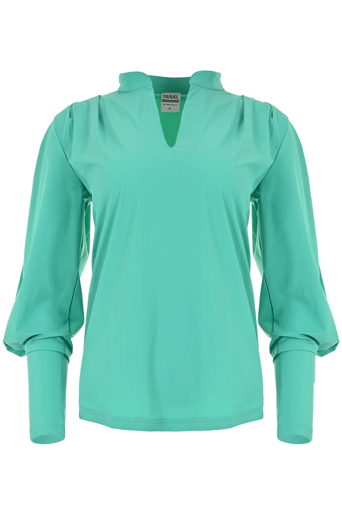 Maicazz Travel blouse dieke sp24.t60.710 dusty aqua