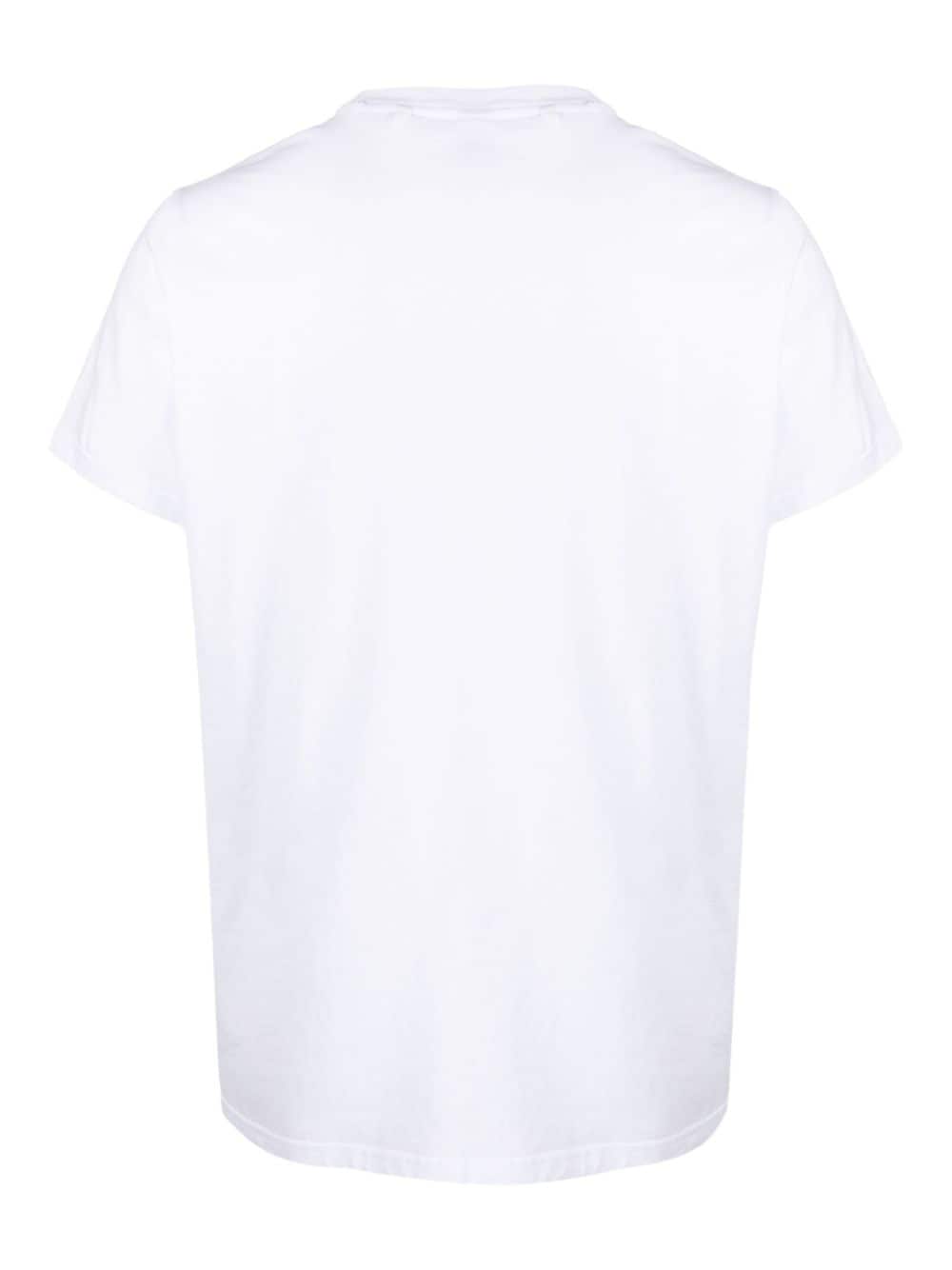 ASPESI T-shirt met print - Wit