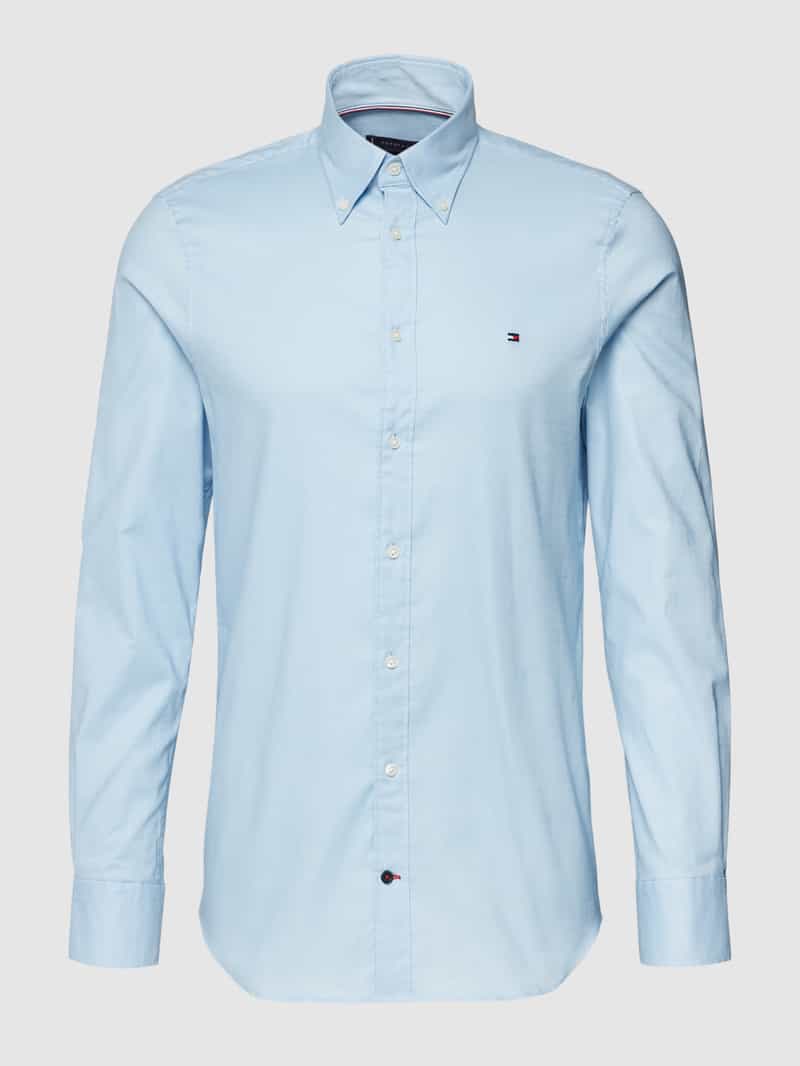Tommy Hilfiger Tailored Zakelijk overhemd met labelstitching, model 'FLEX'
