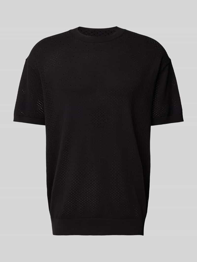 Karl Lagerfeld T-shirt met gaatjesmotief