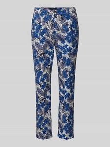 Weekend Max Mara Stretch fit broek met bloemenprint, model 'RAVELLO'