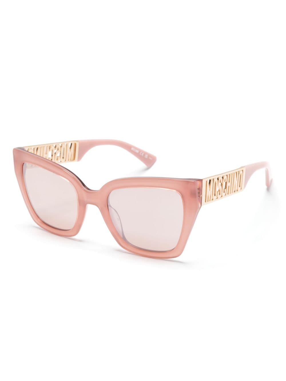 Moschino Eyewear butterfly-frame sunglasses - Roze