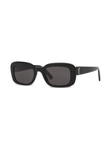 Saint Laurent Eyewear SL M130 zonnebril met rechthoekig montuur - Zwart