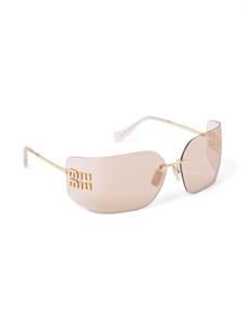 Miu Miu Eyewear Runway square-frame sunglasses - Goud
