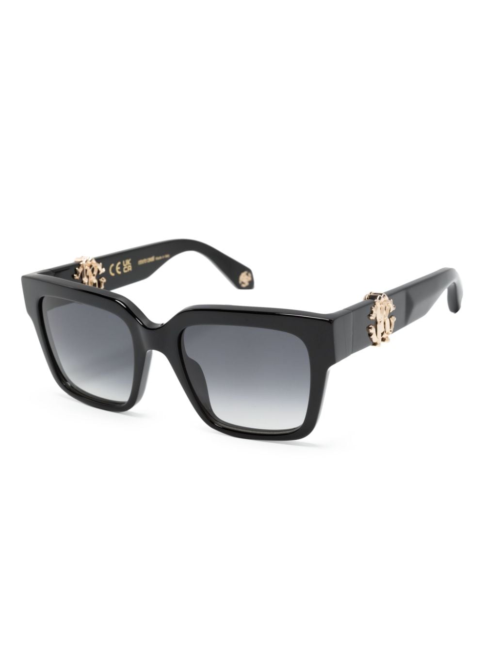 Roberto Cavalli square-frame sunglasses - Zwart
