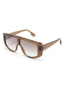 Victoria Beckham Visor pilot-frame sunglasses - Groen