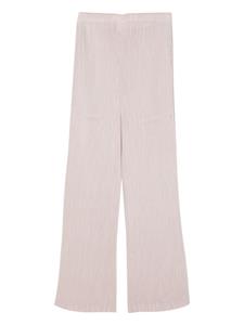 Issey Miyake Hatching plissé broek - Roze