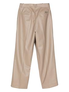 Calvin Klein pleated straight-leg trousers - Beige