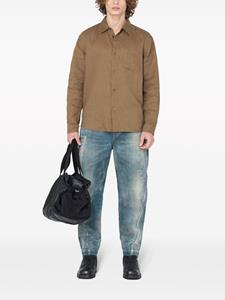 John Elliott long-sleeve linen shirt - Bruin