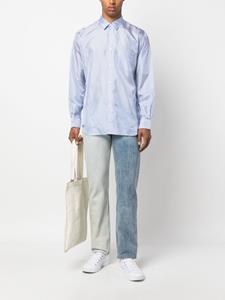 Comme Des Garçons Shirt Gestreept overhemd - Blauw