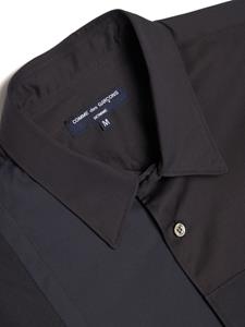 Comme des Garçons Homme patchwork cotton shirt - Zwart