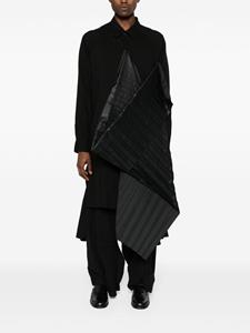 Yohji Yamamoto Lawn U-Long shirt - Zwart