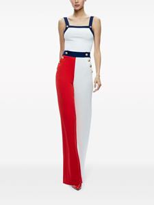Alice + olivia Narin colour-block trousers - Wit