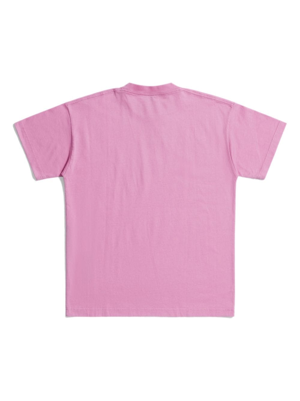 Balenciaga T-shirt met logo-reliëf - Roze