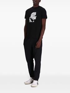 Karl Lagerfeld logo-print cotton T-shirt - Zwart