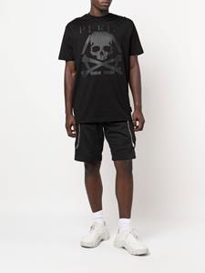 Philipp Plein T-shirt met doodskopprint - Zwart