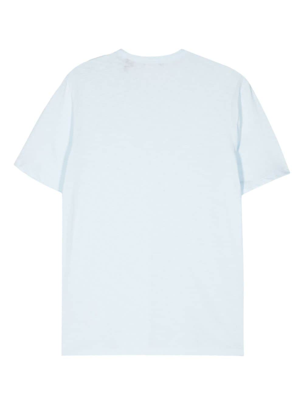 Theory Essential katoenen T-shirt - Blauw